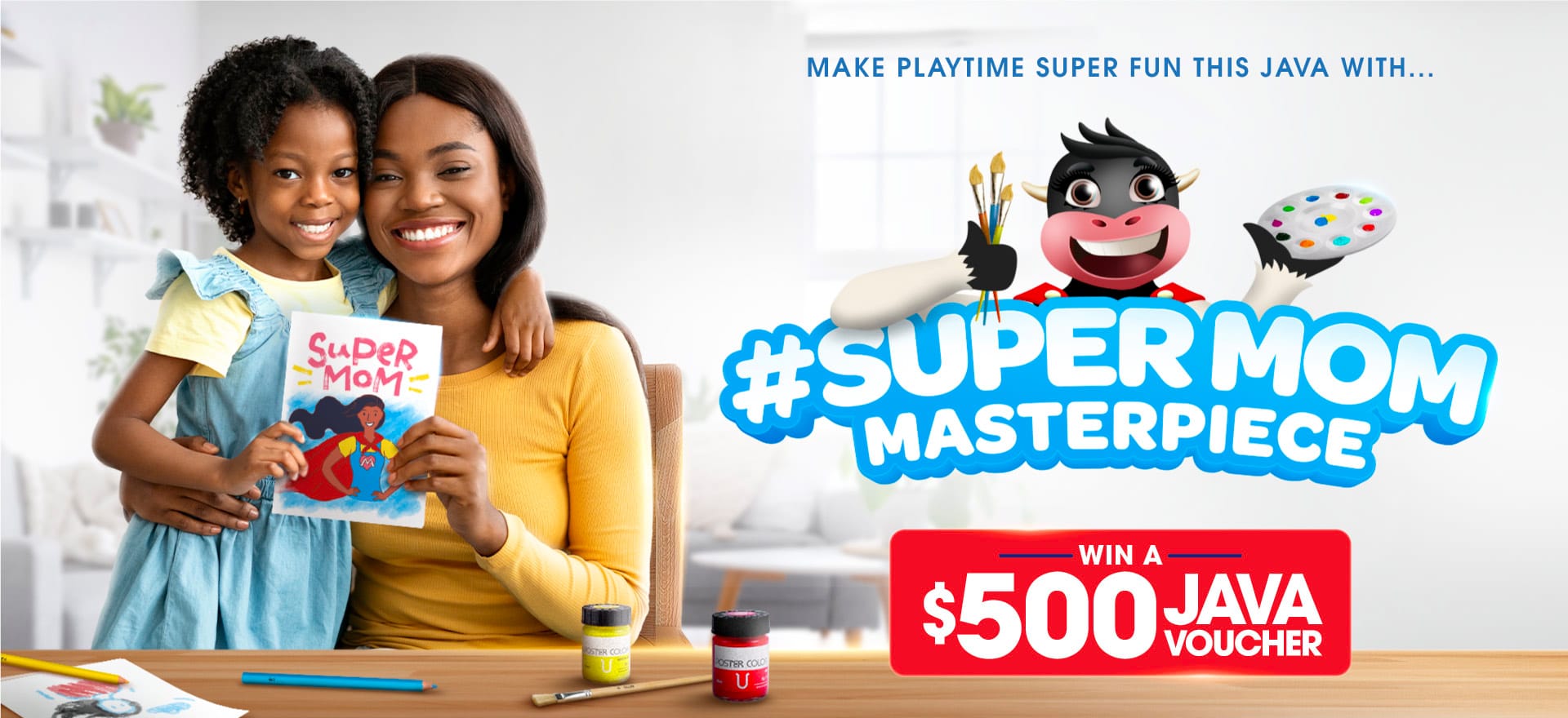 Make playtime super fun this Java with... #SuperMomMasterpiece - Win a $500 Java Voucher